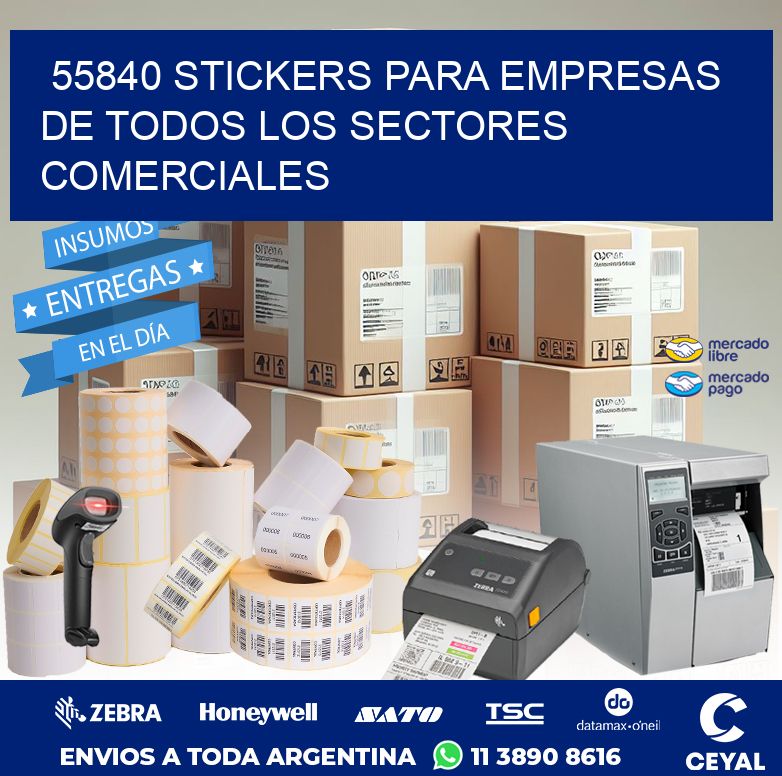 55840 STICKERS PARA EMPRESAS DE TODOS LOS SECTORES COMERCIALES