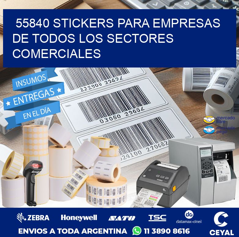 55840 STICKERS PARA EMPRESAS DE TODOS LOS SECTORES COMERCIALES
