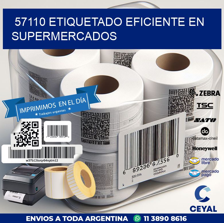 57110 ETIQUETADO EFICIENTE EN SUPERMERCADOS