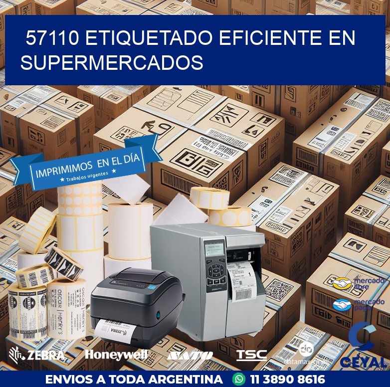 57110 ETIQUETADO EFICIENTE EN SUPERMERCADOS