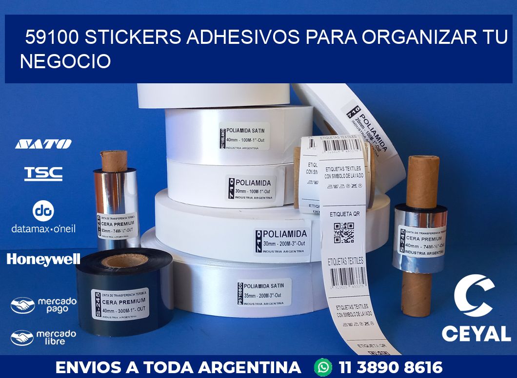 59100 STICKERS ADHESIVOS PARA ORGANIZAR TU NEGOCIO