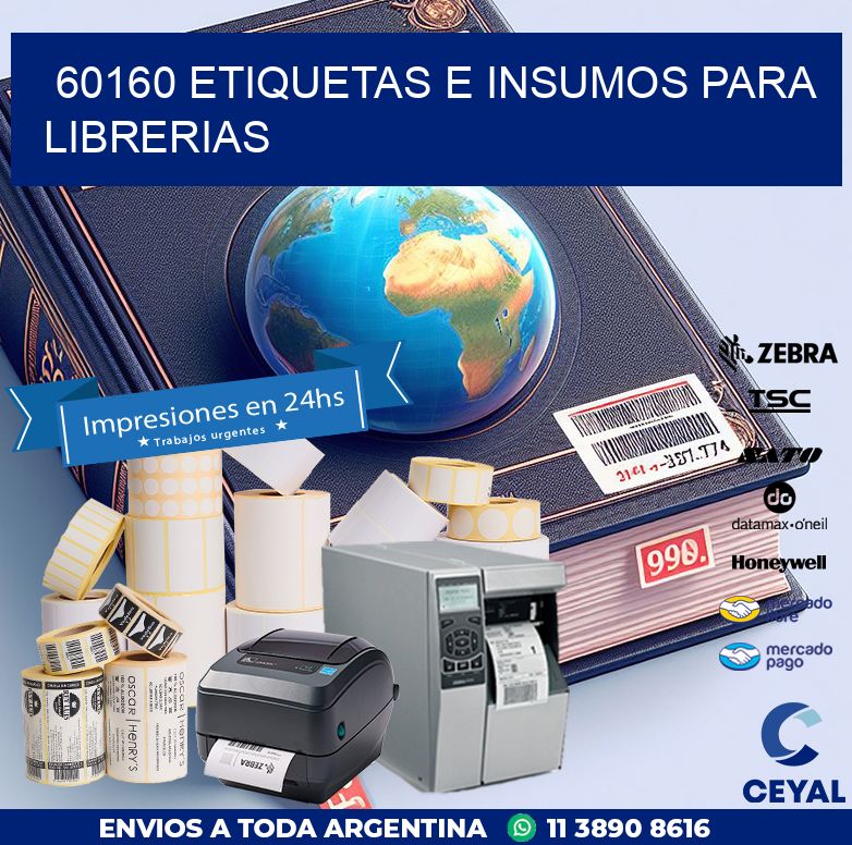 60160 ETIQUETAS E INSUMOS PARA LIBRERIAS