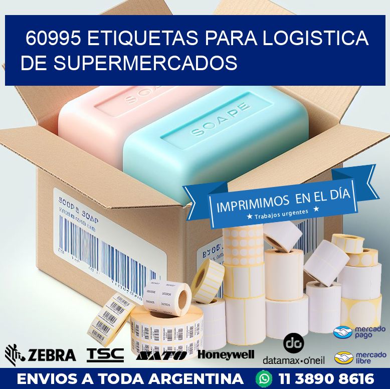 60995 ETIQUETAS PARA LOGISTICA DE SUPERMERCADOS