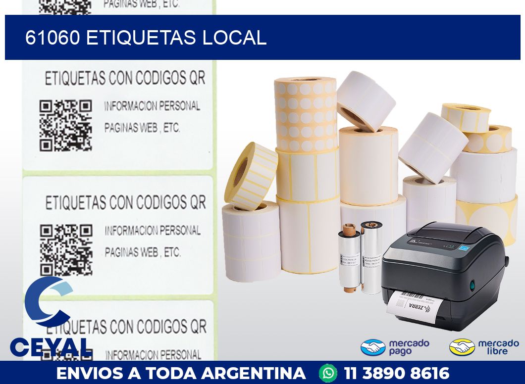 61060 ETIQUETAS LOCAL