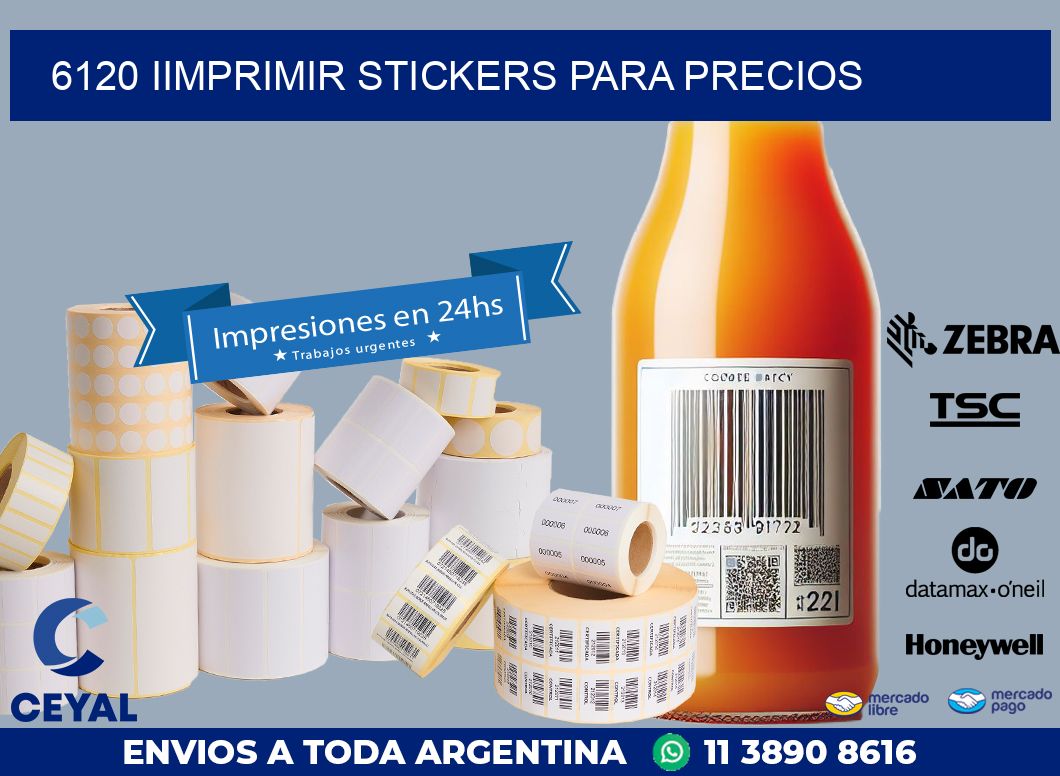 6120 IIMPRIMIR STICKERS PARA PRECIOS