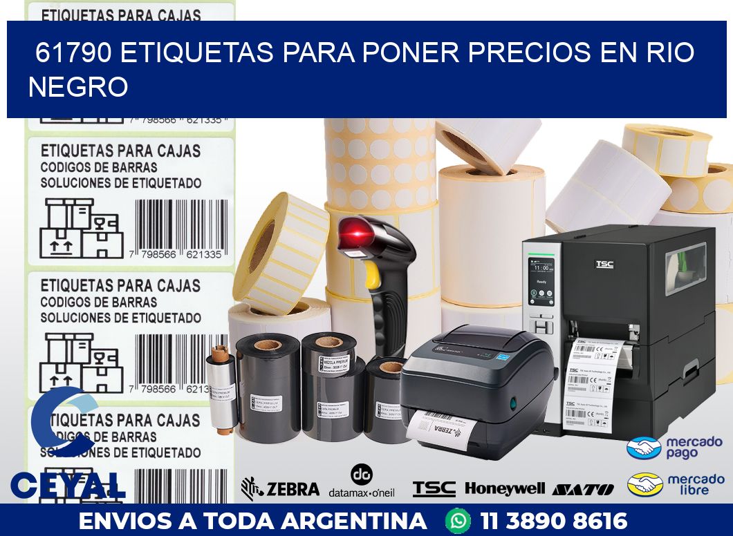 61790 ETIQUETAS PARA PONER PRECIOS EN RIO NEGRO