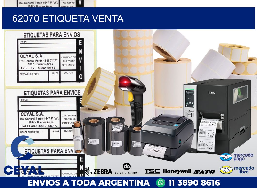 62070 ETIQUETA VENTA