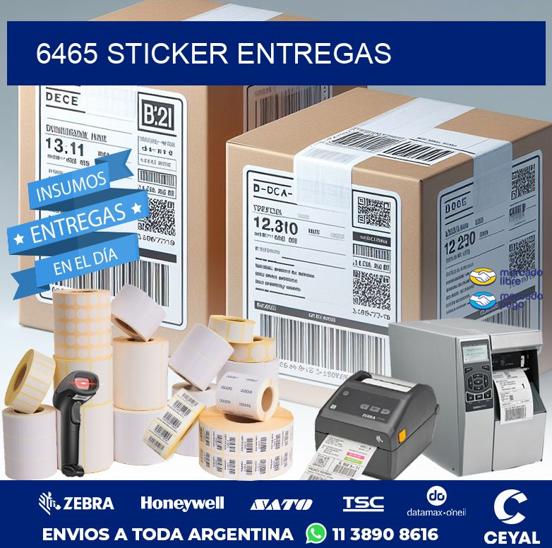 6465 STICKER ENTREGAS