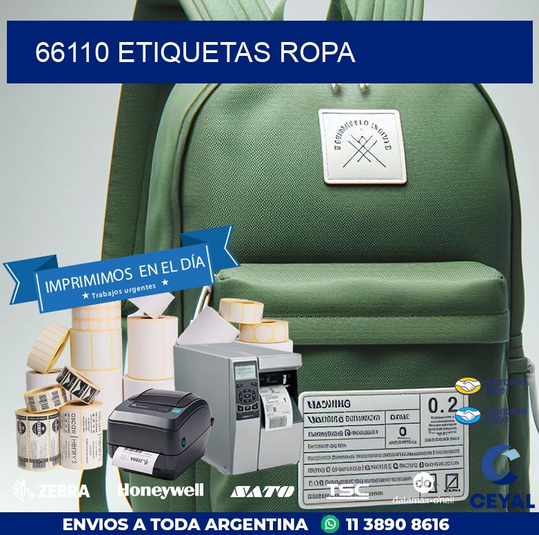 66110 ETIQUETAS ROPA