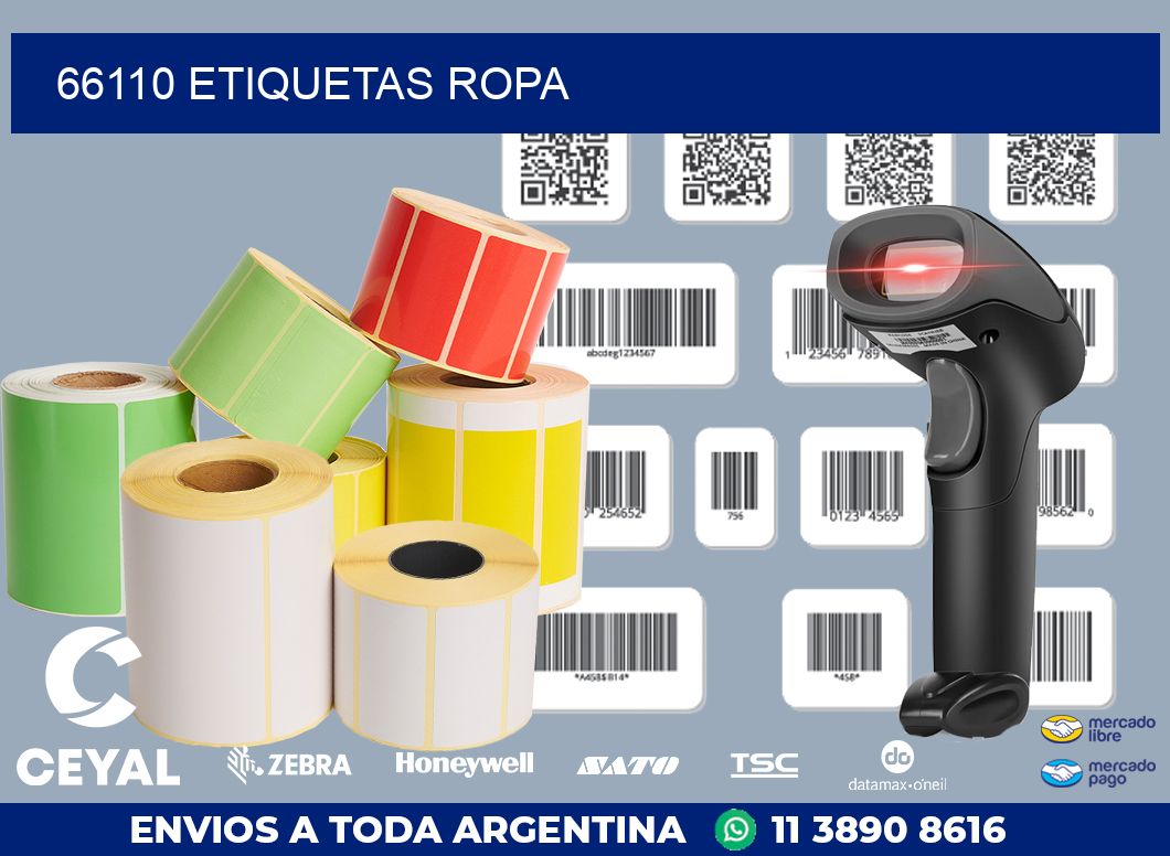 66110 ETIQUETAS ROPA