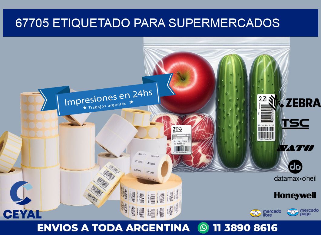 67705 ETIQUETADO PARA SUPERMERCADOS