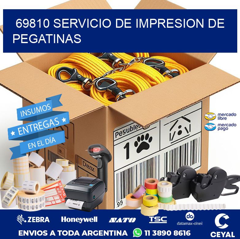 69810 SERVICIO DE IMPRESION DE PEGATINAS