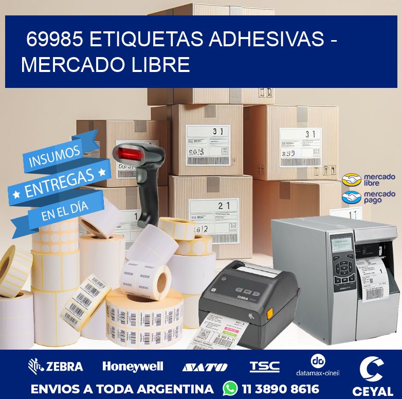 69985 ETIQUETAS ADHESIVAS - MERCADO LIBRE