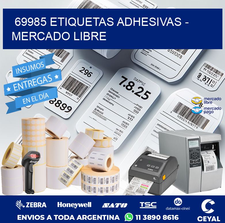69985 ETIQUETAS ADHESIVAS - MERCADO LIBRE