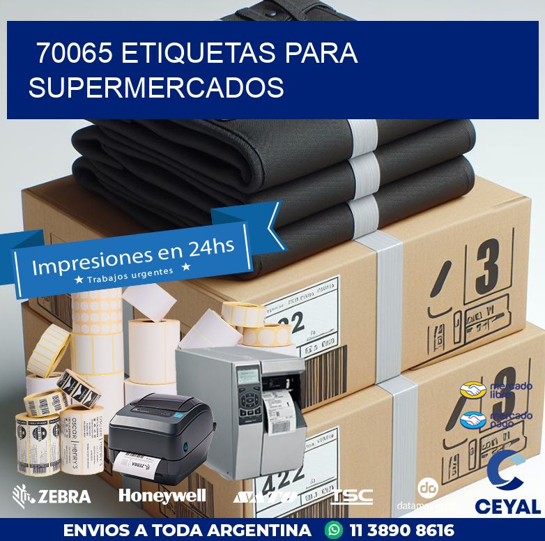 70065 ETIQUETAS PARA SUPERMERCADOS