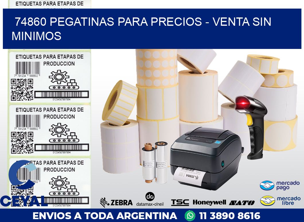 74860 PEGATINAS PARA PRECIOS - VENTA SIN MINIMOS