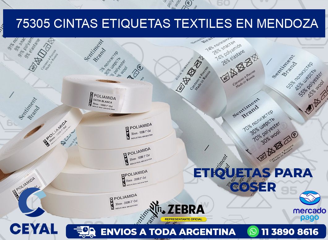 75305 CINTAS ETIQUETAS TEXTILES EN MENDOZA