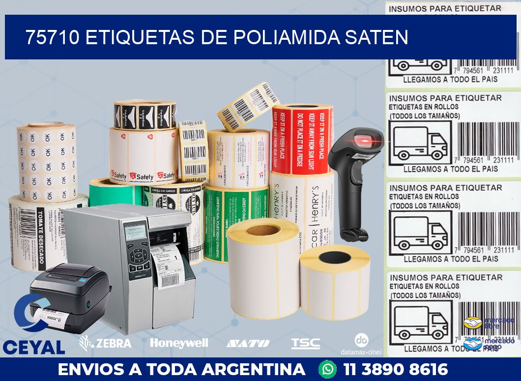 75710 ETIQUETAS DE POLIAMIDA SATEN