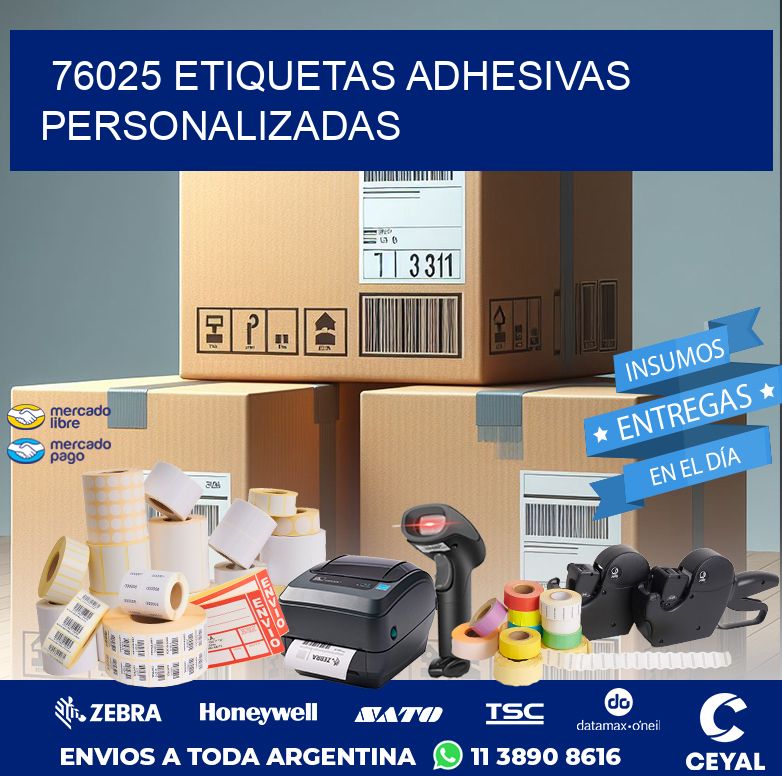 76025 ETIQUETAS ADHESIVAS PERSONALIZADAS