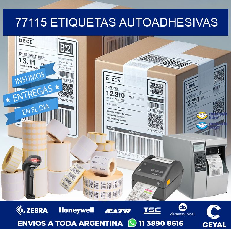 77115 ETIQUETAS AUTOADHESIVAS
