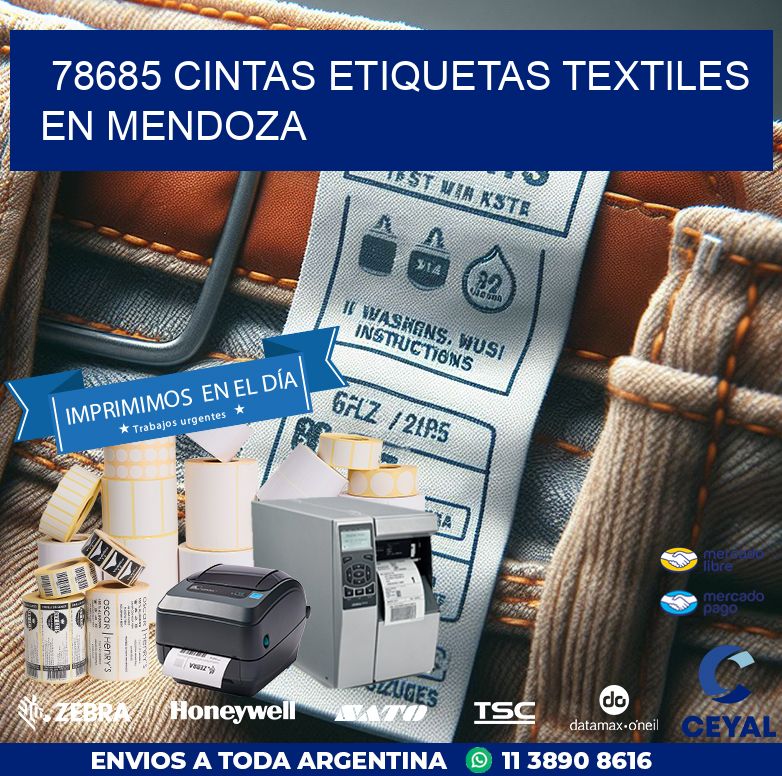 78685 CINTAS ETIQUETAS TEXTILES EN MENDOZA