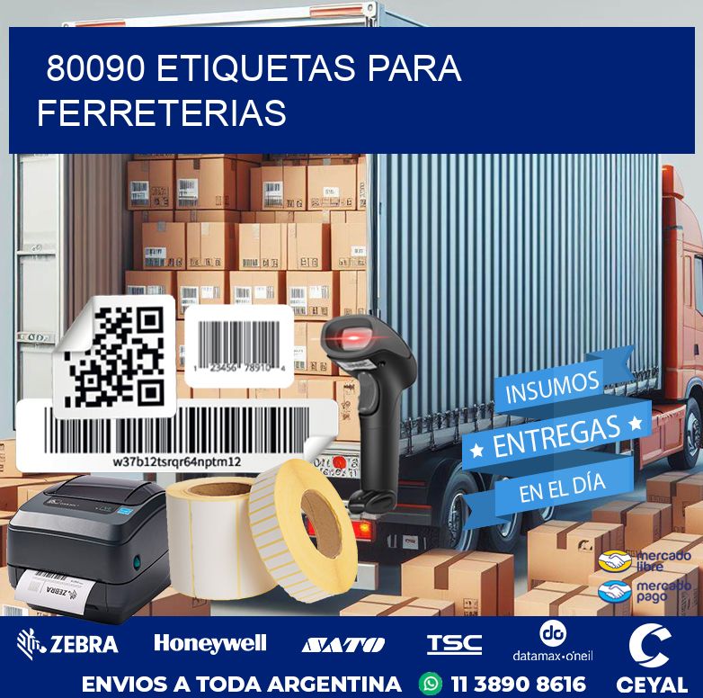 80090 ETIQUETAS PARA FERRETERIAS