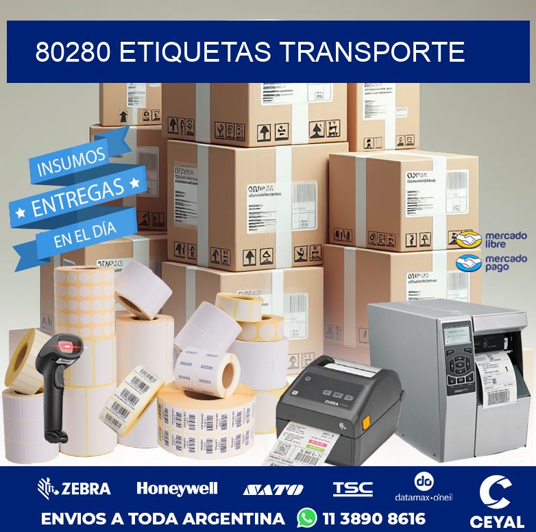80280 ETIQUETAS TRANSPORTE