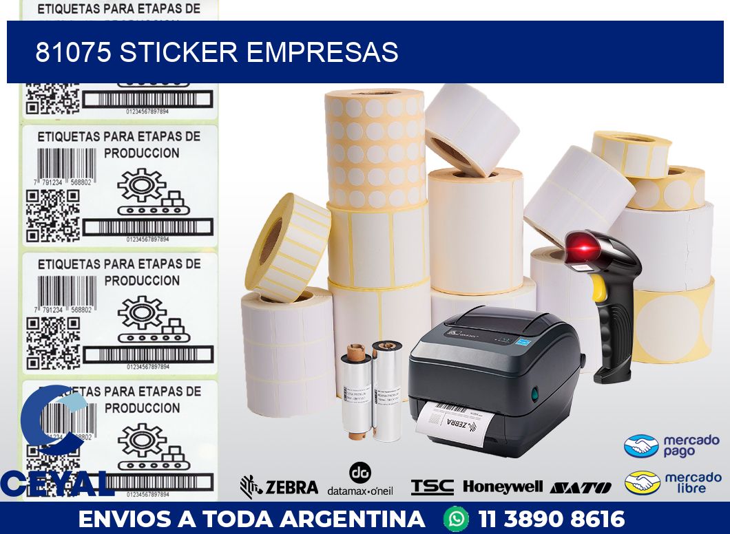 81075 STICKER EMPRESAS