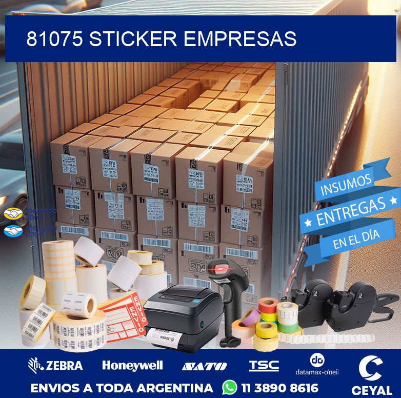 81075 STICKER EMPRESAS