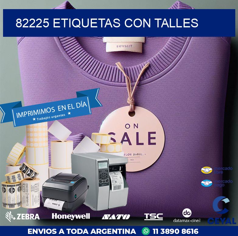 82225 ETIQUETAS CON TALLES