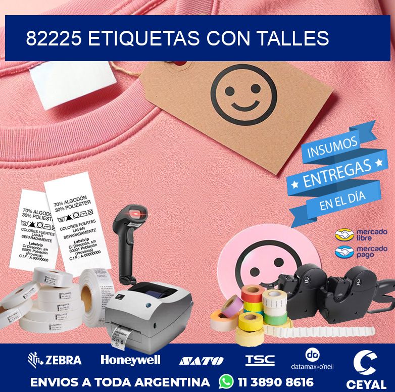 82225 ETIQUETAS CON TALLES