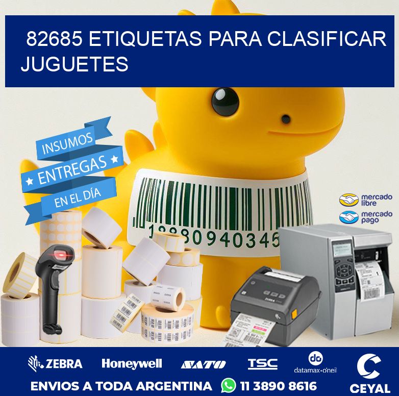82685 ETIQUETAS PARA CLASIFICAR JUGUETES