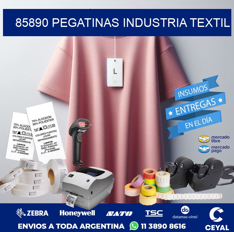 85890 PEGATINAS INDUSTRIA TEXTIL