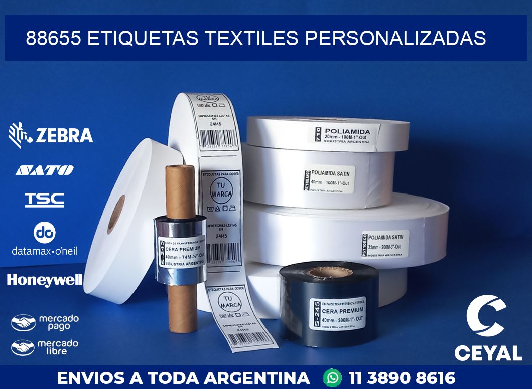 88655 ETIQUETAS TEXTILES PERSONALIZADAS