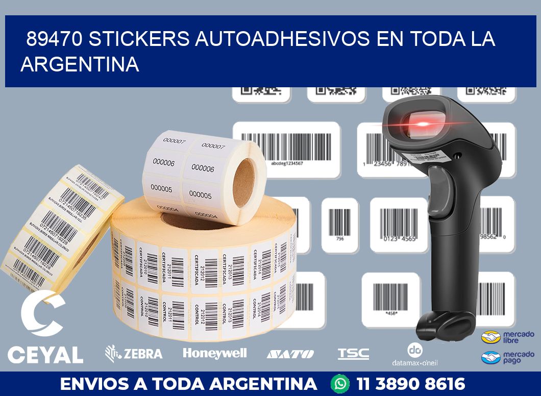 89470 STICKERS AUTOADHESIVOS EN TODA LA ARGENTINA