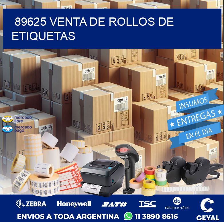 89625 VENTA DE ROLLOS DE ETIQUETAS