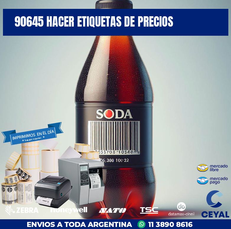 90645 HACER ETIQUETAS DE PRECIOS
