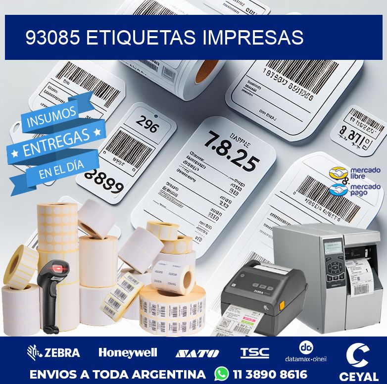 93085 ETIQUETAS IMPRESAS