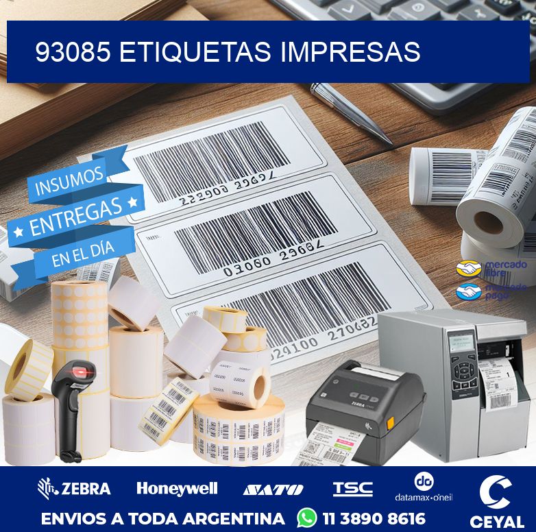 93085 ETIQUETAS IMPRESAS