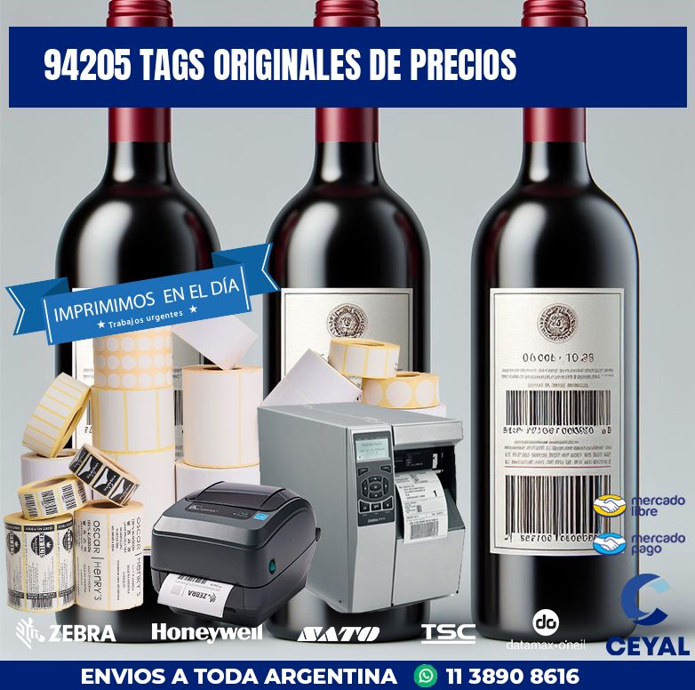 94205 TAGS ORIGINALES DE PRECIOS