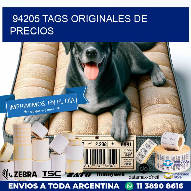 94205 TAGS ORIGINALES DE PRECIOS