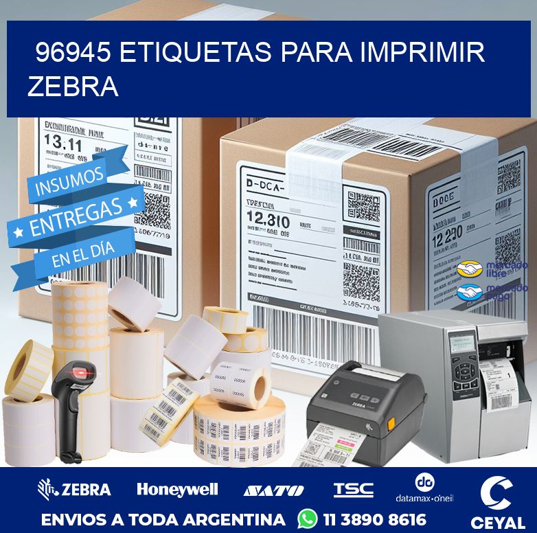 96945 ETIQUETAS PARA IMPRIMIR ZEBRA