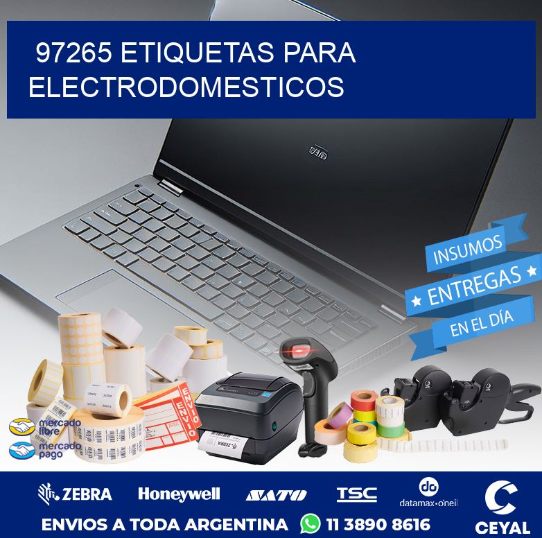 97265 ETIQUETAS PARA ELECTRODOMESTICOS