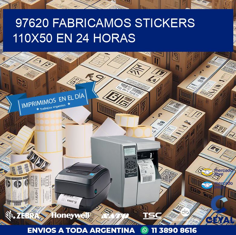 97620 FABRICAMOS STICKERS 110X50 EN 24 HORAS