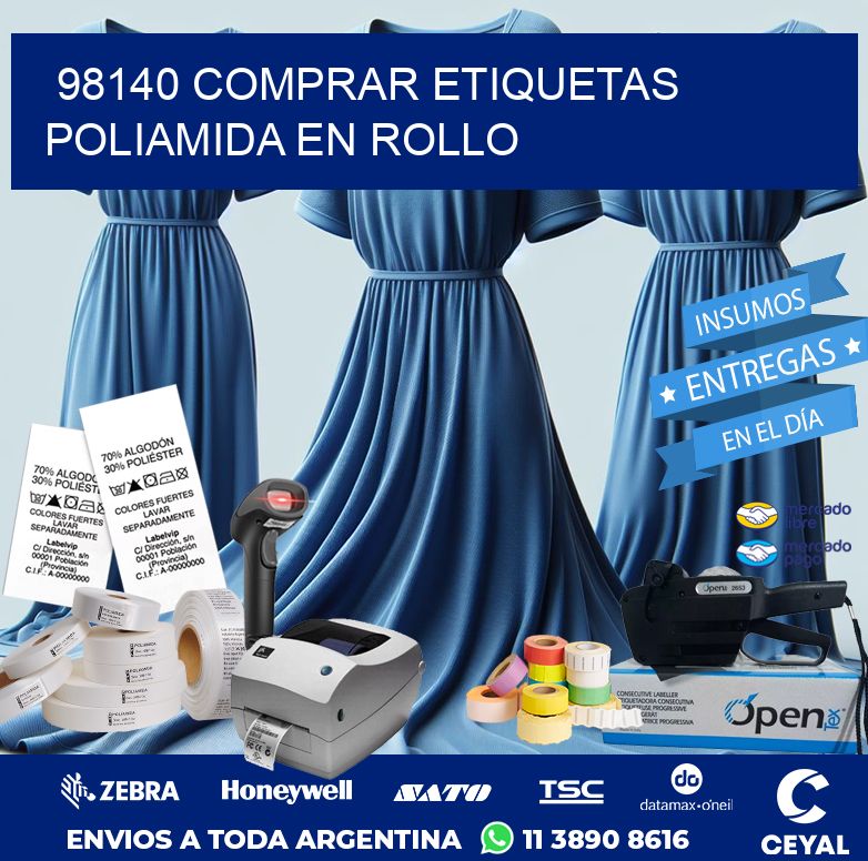 98140 COMPRAR ETIQUETAS POLIAMIDA EN ROLLO