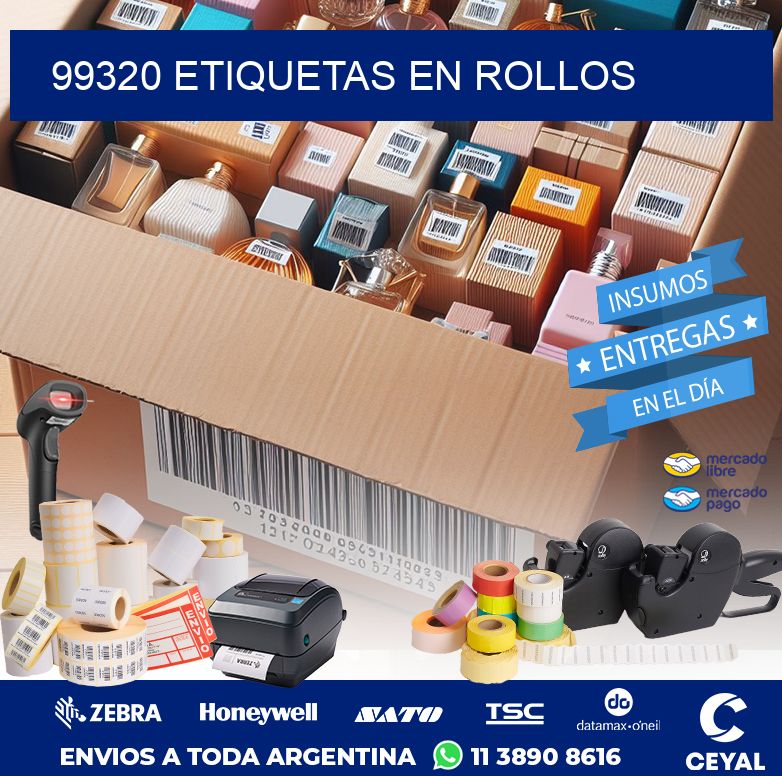 99320 ETIQUETAS EN ROLLOS