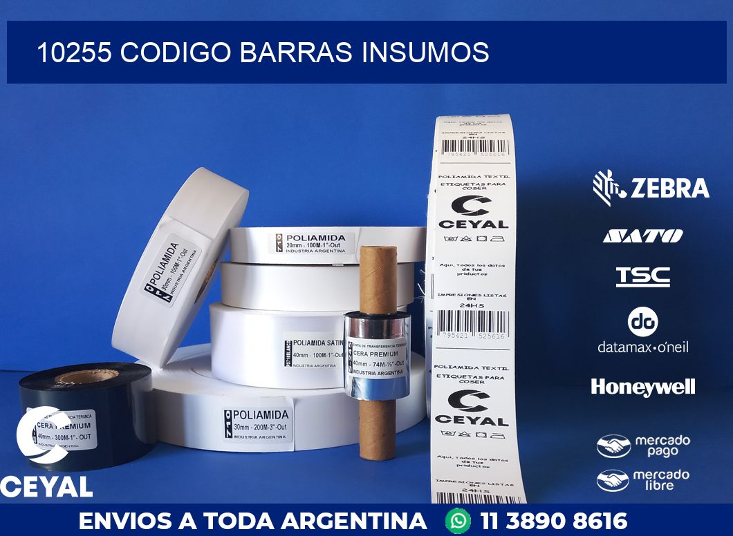 10255 CODIGO BARRAS INSUMOS