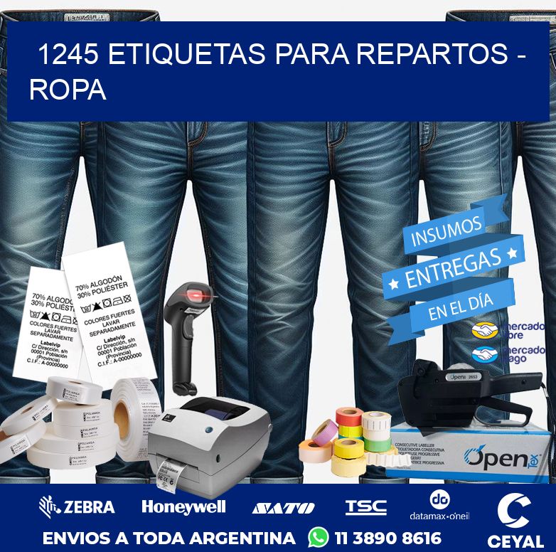1245 ETIQUETAS PARA REPARTOS – ROPA
