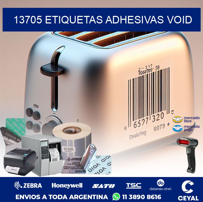 13705 ETIQUETAS ADHESIVAS VOID