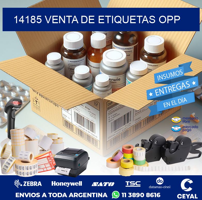 14185 VENTA DE ETIQUETAS OPP